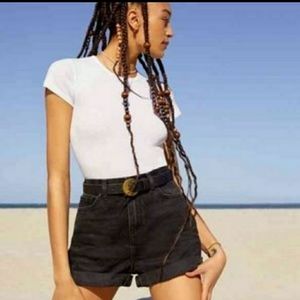 BDG High Waisted Mom Shorts